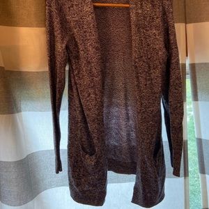 Navy Melange Cardigan